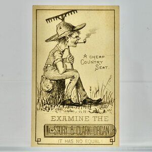 Story & Clark Organ Trade Card Country Seat